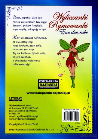 Wyliczanki, rymowanki. Ene, due, rabe [KSIĄŻKA]