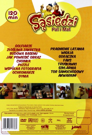 Sąsiedzi Pat i Mat (bez breloczka) [DVD]