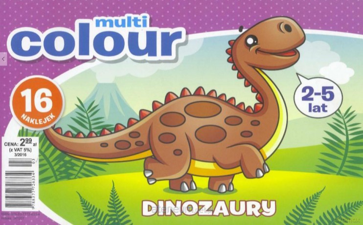 Multi colour 3 Dinozaury [KSIĄŻKA]