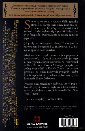 Osobliwy dom Pani Peregrine (filmowa) - Ransom Riggs [KSIĄŻKA]