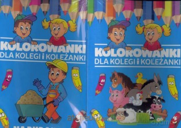Pakiet Kolorowanki dla kolegi i koleżanki [KSIĄŻKA]