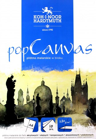 Płótno malarskie w bloku A4/10K