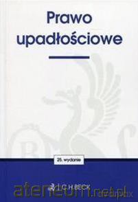 Prawo upadłościowe [KSIĄŻKA]