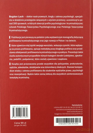 Profilowanie kryminalistyczne - Bogdan Lach [KSIĄŻKA]