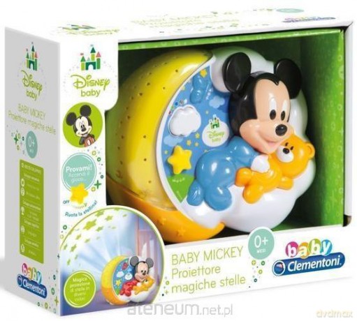 CLEMENTONI Projektor gwiazdek Baby Mickey
