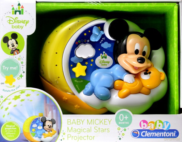CLEMENTONI Projektor gwiazdek Baby Mickey