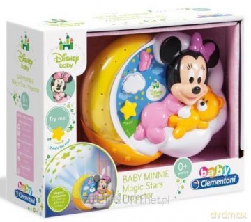 CLEMENTONI Projektor gwiazdek Baby Minnie