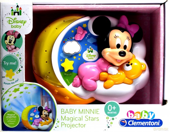 CLEMENTONI Projektor gwiazdek Baby Minnie