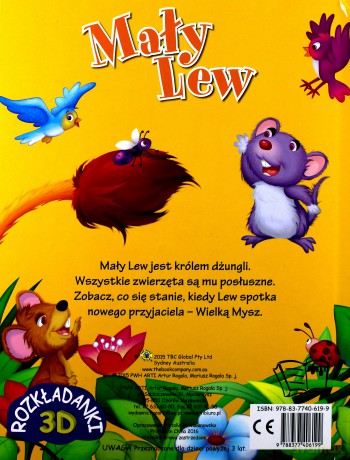 Rozkładanki 3D. Mały Lew [KSIĄŻKA]