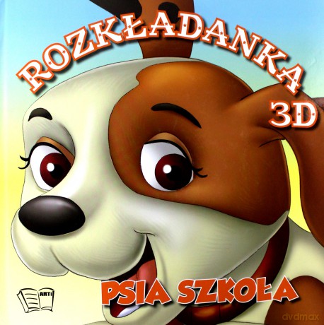 Rozkładanki 3D. Psia szkoła [KSIĄŻKA]