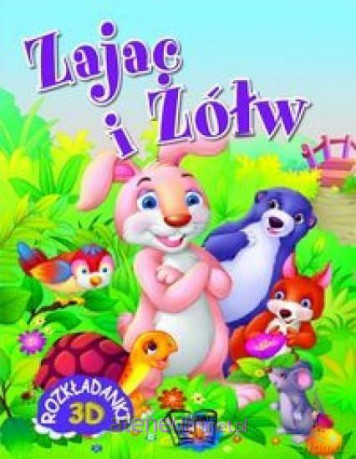 Rozkładanki 3D. Zając i Żółw [KSIĄŻKA]