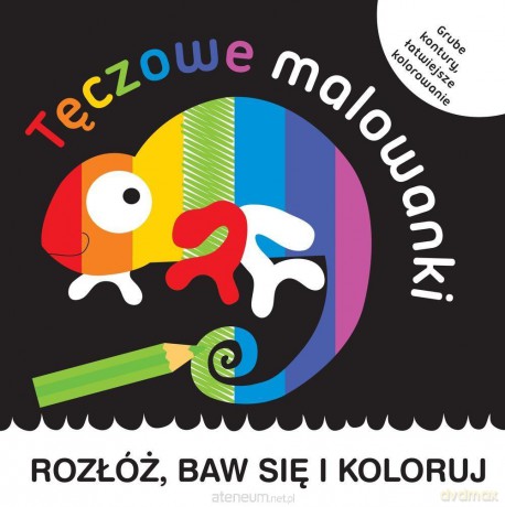 Rozłóż, baw się i oglądaj. Tęczowe malowanki [KSIĄŻKA]