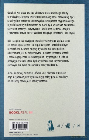 Rzekomo fajna rzecz, której nigdy więcej nie zrobię - David Foster Wallace [KSIĄŻKA]
