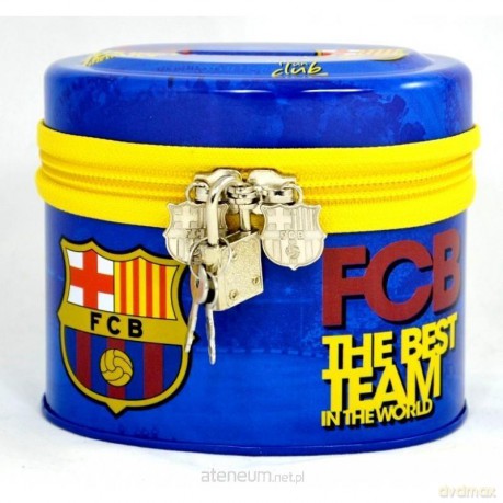Skarbonka na kluczyk owalna FC Barcelona
