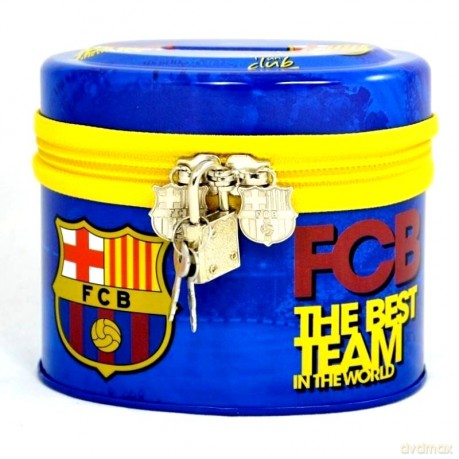 Skarbonka na kluczyk owalna FC Barcelona