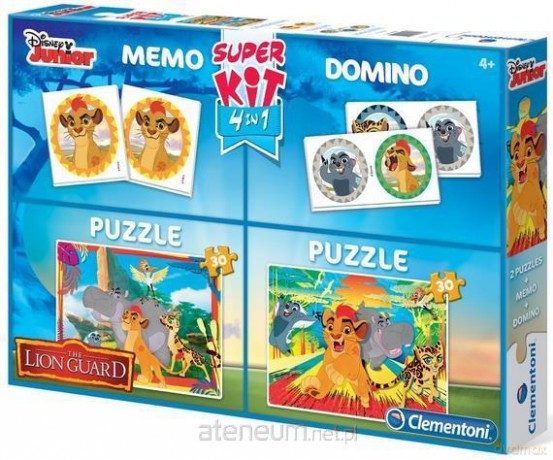 CLEMENTONI SuperKit 4w1 Król Lew - Lwia Straż [GRA]