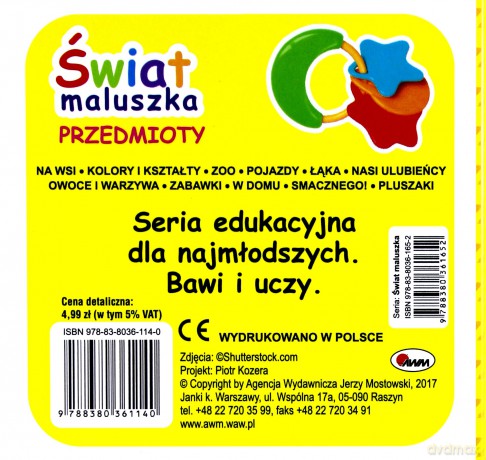 Świat maluszka. Przedmioty - Piotr Kozera [KSIĄŻKA]