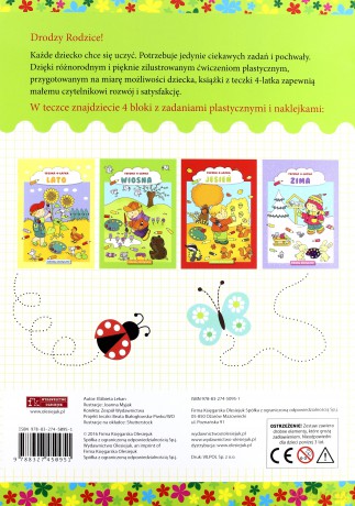 Teczka 4-latka. Elefun Books - Elżbieta Lekan [KSIĄŻKA]