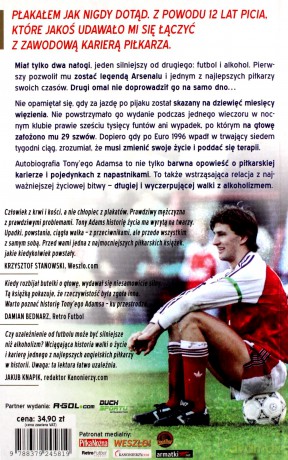Tony Adams. Uzależniony - Tony Adams, Ian Ridley [KSIĄŻKA]
