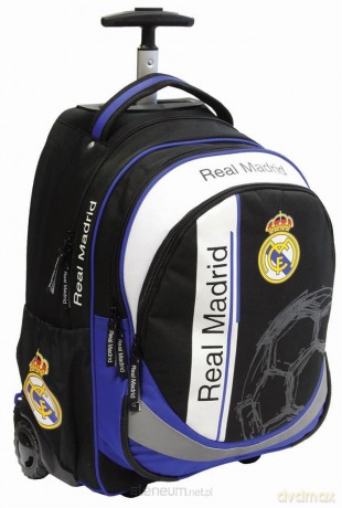 Tornister na kółkach z rączką Trolley Real Madrid