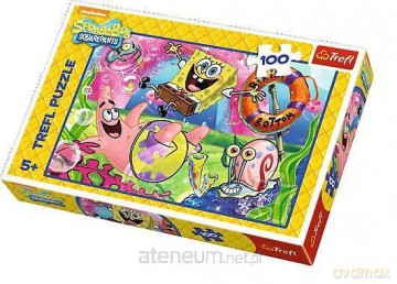 TREFL 100 el. Mieszkańcy Bikini Dolnego SpongeBob [PUZZLE]