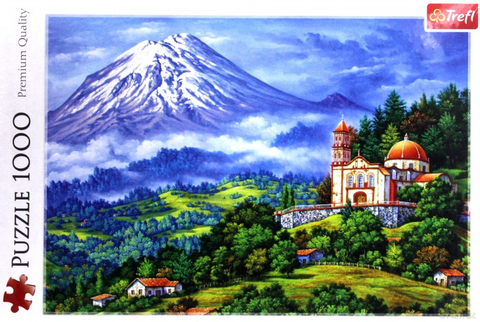 TREFL 1000 el. Pejzaż z wulkanem [PUZZLE]