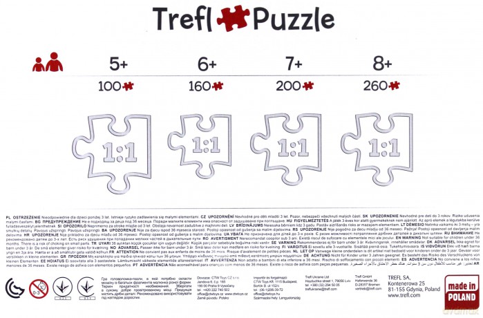 TREFL 160 el. Popołudniowy spacer [PUZZLE]