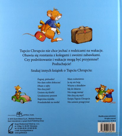 Tupcio Chrupcio. Nie lubię podróżować - Eliza Piotrowska [KSIĄŻKA]
