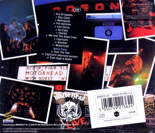 Motorhead: No Sleep'til Hammersmith [CD]