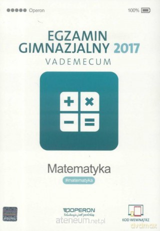 Vademecum 2017 gimnazjum Matematyka [KSIĄŻKA]