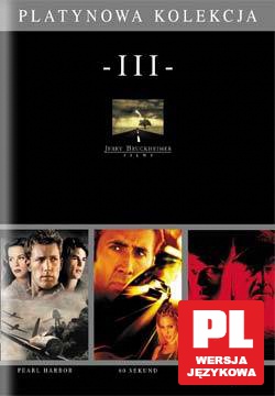 Jerry Bruckheimer BOX III: Pearl Harbour / 60 sekund / Karmazynowy Przypływ [3DVD]