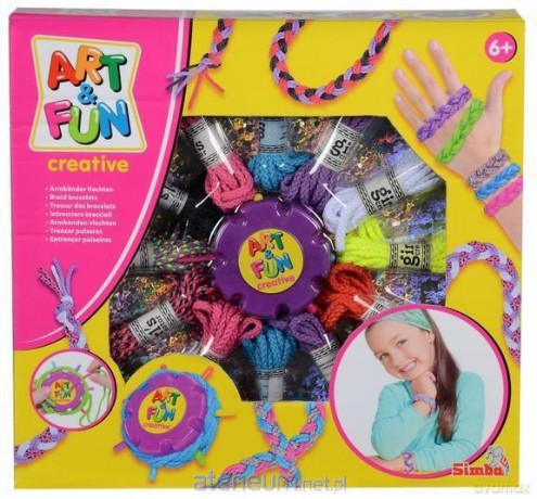 Zestaw do plecenia bransoletek Art&Fun