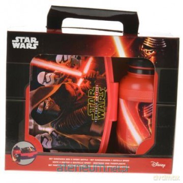 Zestaw Prezentowy Śniadaniówka + Bidon Star Wars (Gwiezdne Wojny)