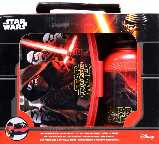 Zestaw Prezentowy Śniadaniówka + Bidon Star Wars (Gwiezdne Wojny)