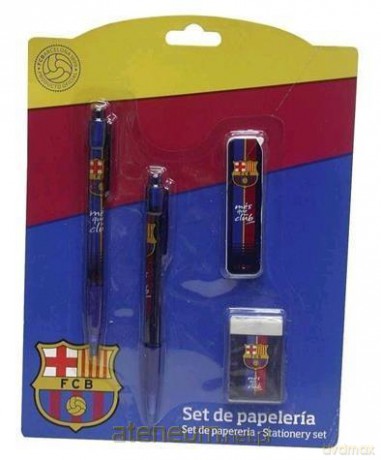Zestaw przyborów szkolnych FC Barcelona