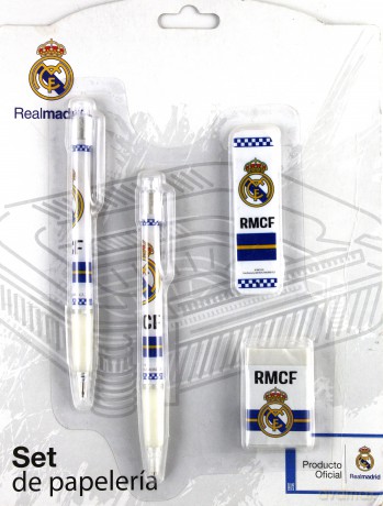 Zestaw przyborów szkolnych Real Madrid