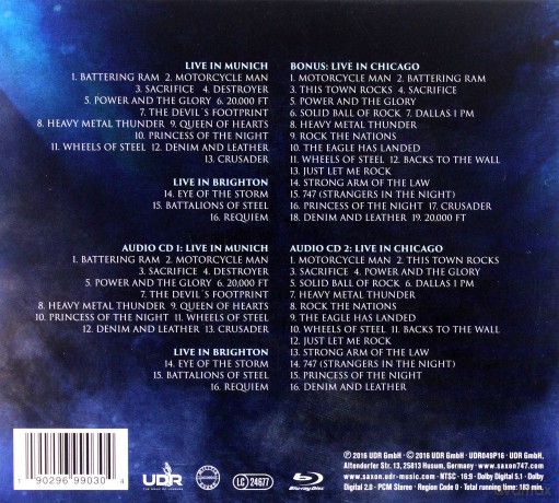 Saxon: Let Me Feel Your Power [CD]+[Blu-Ray]