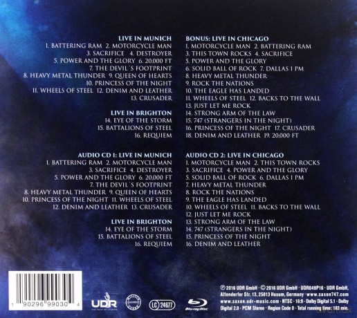 Saxon: Let Me Feel Your Power [CD]+[Blu-Ray]