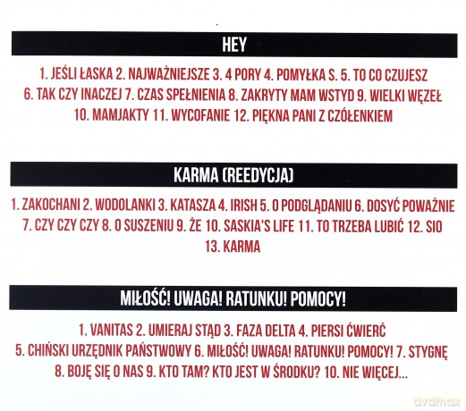 Hey: Hey / Karma / Miłość! Uwaga! Ratunku! Pomocy! [BOX] [3CD]