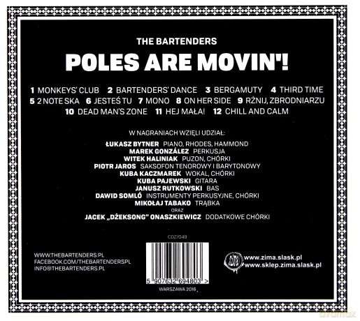 Bartenders: Poles Are Movin'! [CD]