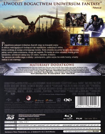 Warcraft: Początek (steelbook) [Blu-Ray 3D]+[Blu-Ray]