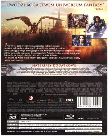Warcraft: Początek (steelbook) [Blu-Ray 3D]+[Blu-Ray]