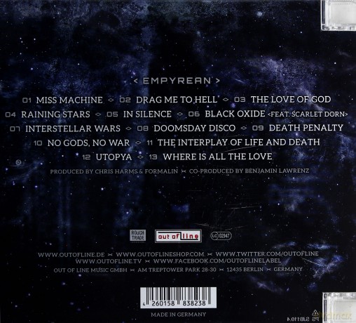 Lord Of The Lost: Empyrean [CD]