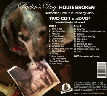 Pavlov's Dog: House Broken Live 2015 [2CD]+[DVD]