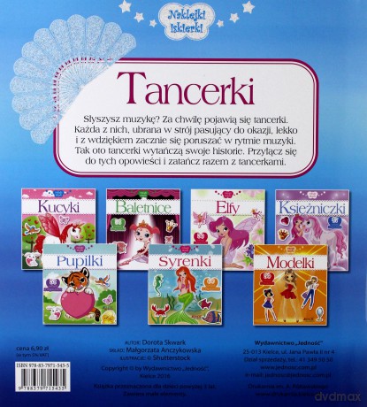 Naklejki-iskierki. Tancerki [KSIĄŻKA]