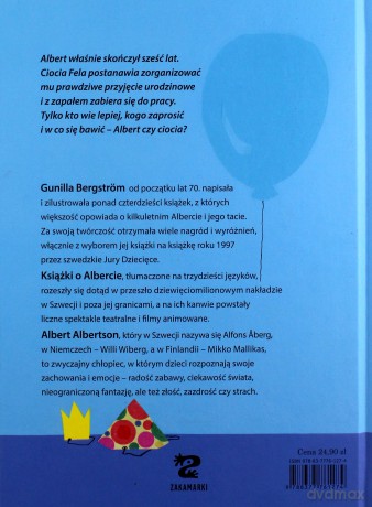 Urodziny Alberta - Gunilla Bergstrom (twarda) [KSIĄŻKA]