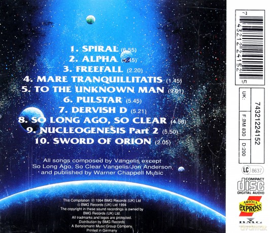 Vangelis: The Collection [CD]