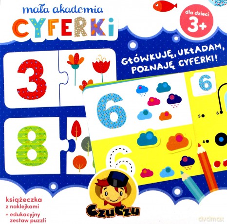 Mała akademia. Cyferki 3+ Czuczu (twarda) [KSIĄŻKA]