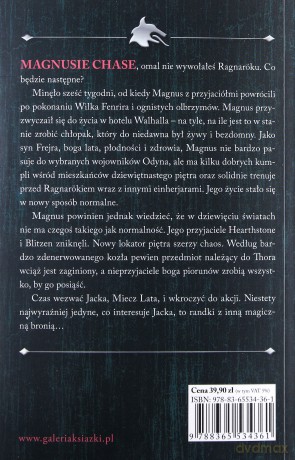Młot Thora. Magnus Chase i bogowie Asgardu - Rick Riordan [KSIĄŻKA]