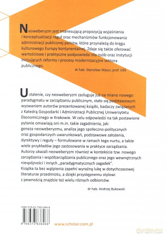 Neoweberyzm w zarządzaniu publicznym. Od modelu do paradygmatu - Stanisław Mazur [KSIĄŻKA]